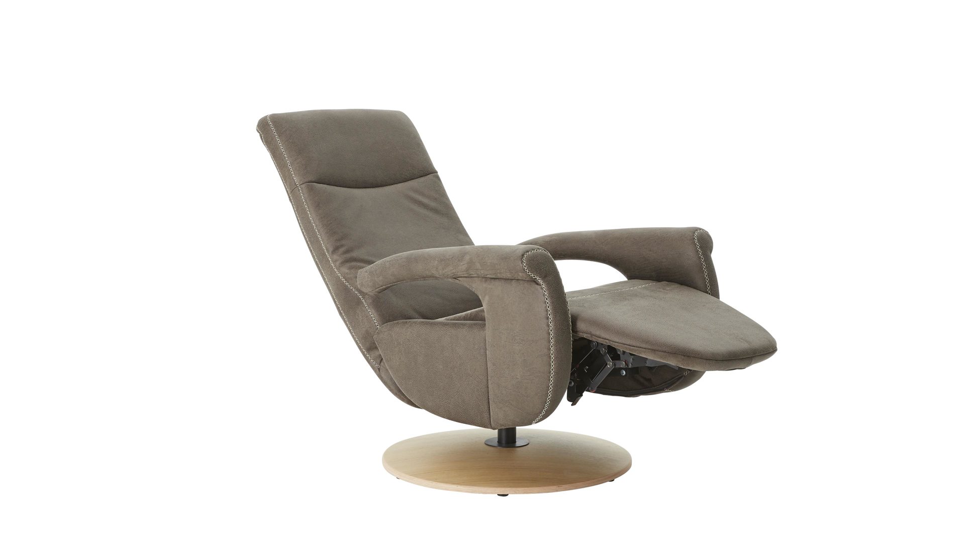 Mono Einrichtungshaus Nordhausen Modulmaster Relaxsessel Mm Ze1062 Modulmaster Modulmaster Relaxsessel Mm Ze1062 Schieferfarbener Stoffbezug Mustang Slate Holz Drehteller