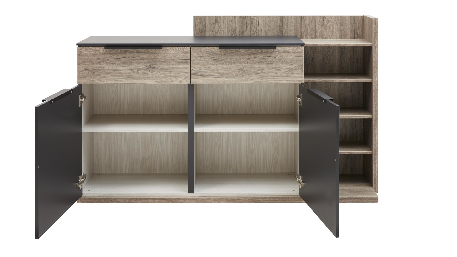 Interliving Schlafzimmer Serie 1007 Kombikommode Mit Regalumbau